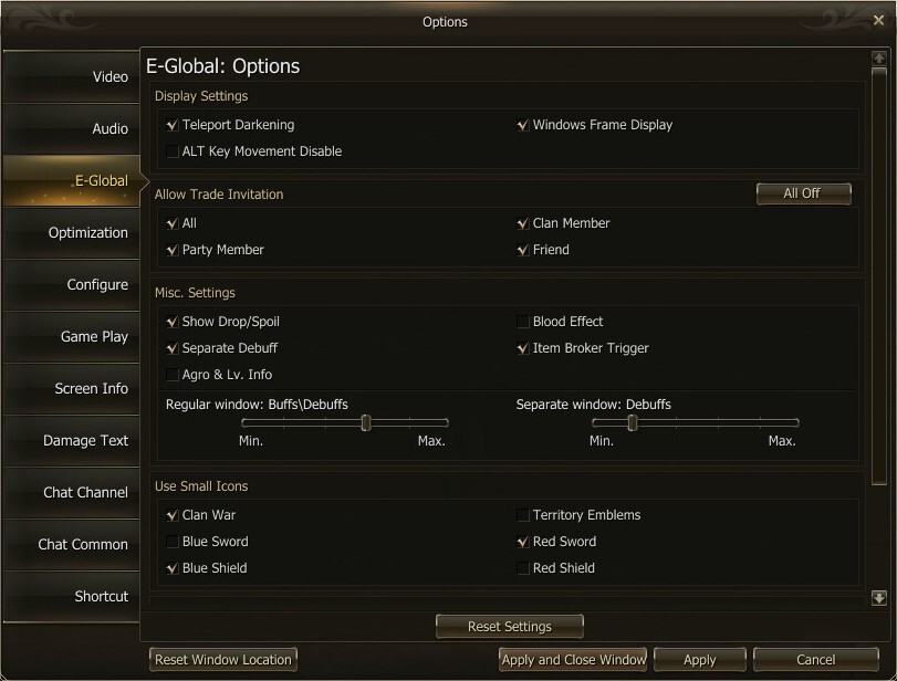E Global Options l2