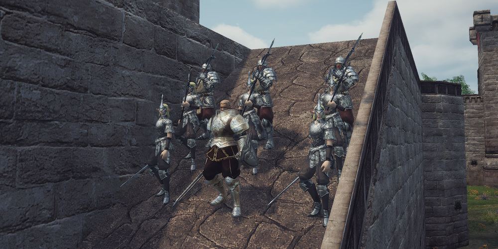 Castle balcony Guard l2